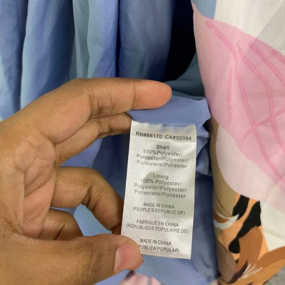 Anthropologie Hutch Bloom Wrap Midi Dress Size Small Open Lace Up Back - Picture 11 of 13